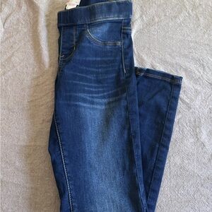 NWT SO Ultimate dark-Wash Blue Pull On Jean Jeggings - Girls Size 12 Pants $25